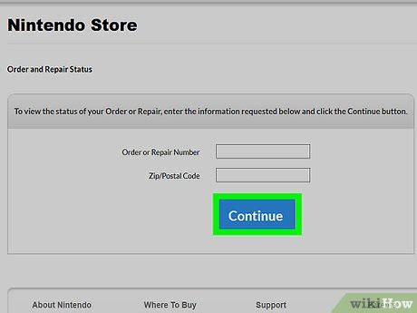 Nintendo Support: Repair Information.